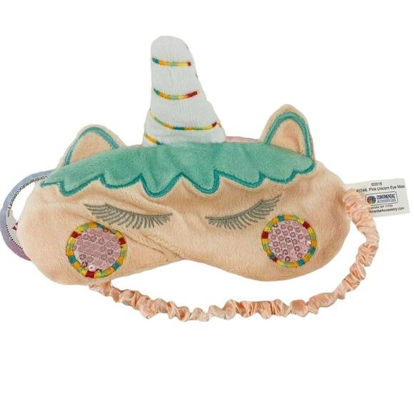 Sleepy Unicorn Sleep Mask Slumber Party Easter Magical - Picture 1 of 2